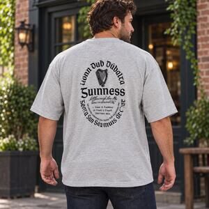 Guinness Men’s XXL Gray Ireland Graphic Tee